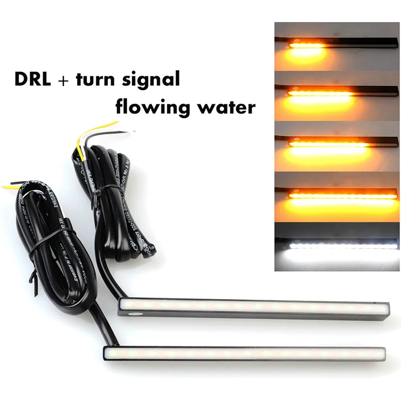 High bright Multi-function flowing water High Power Aluminum Car LED Day Light white DRL fog lamp turn signal yellow DC 12V
High bright Multi-function flowing water High Power Aluminum Car LED Day Light white DRL fog lamp turn signal yellow DC 12V