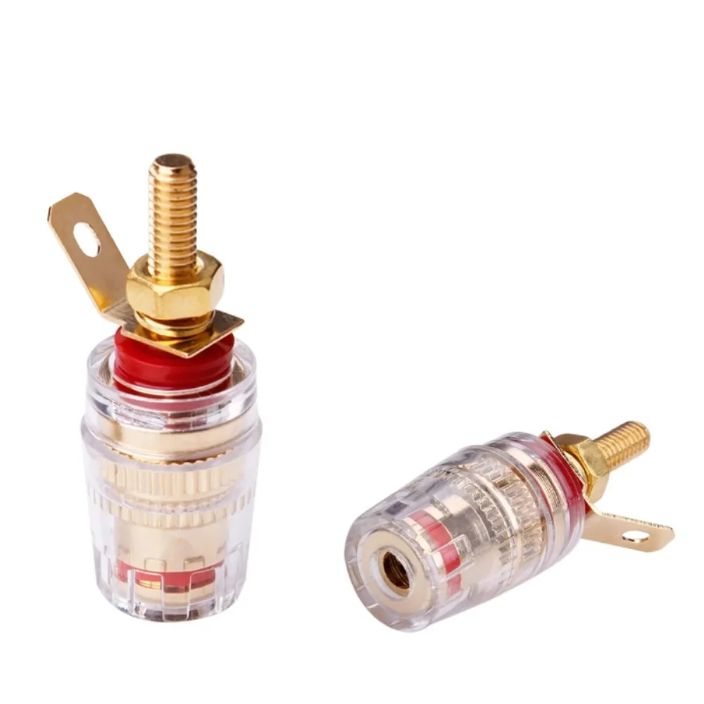Speakers Hifi Terminal Binding Post Gold Plated Audio Amplifier Connector Suitable 4mm Banana Plug AUX Jack Socket For Speaker
Speakers Hifi Terminal Binding Post Gold Plated Audio Amplifier Connector Suitable 4mm Banana Plug AUX Jack Socket For Speaker