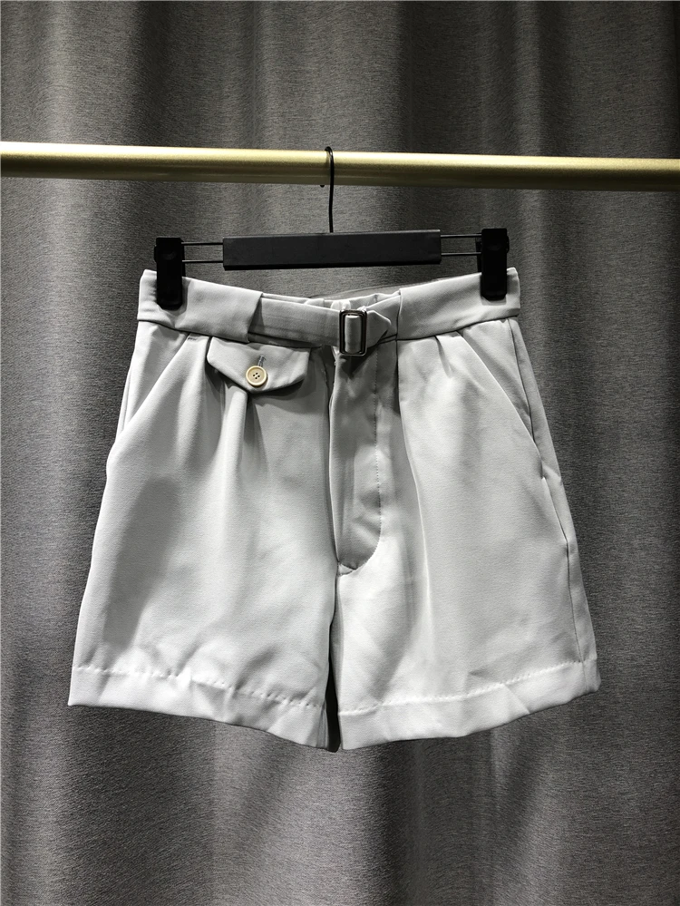 Shorts For Women Ladies 2021 New Summer Products Fashionable Solid Color Metal Buckle Belt Design Casual Pants Pocket Decoration
Shorts For Women Ladies 2021 New Summer Products Fashionable Solid Color Metal Buckle Belt Design Casual Pants Pocket Decoration