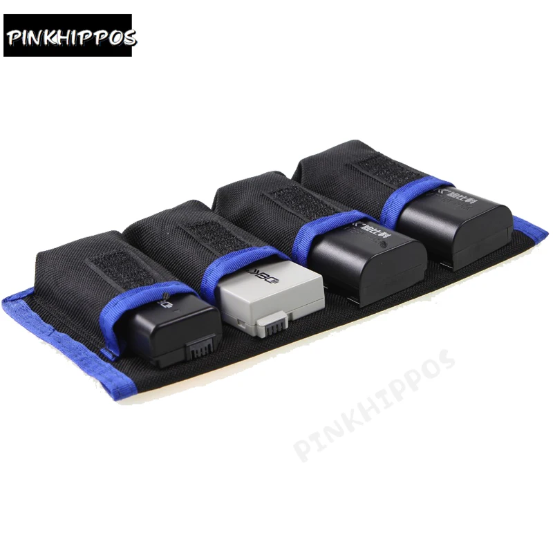 PINKHIPPOS Lithium Battery Storage Pouch for Canon LP-E6 LP-E8 Sony NP-FW50 EN-EL14 EN-EL15 4 Pockets Waterproofed Nylon Bag
PINKHIPPOS Lithium Battery Storage Pouch for Canon LP-E6 LP-E8 Sony NP-FW50 EN-EL14 EN-EL15 4 Pockets Waterproofed Nylon Bag