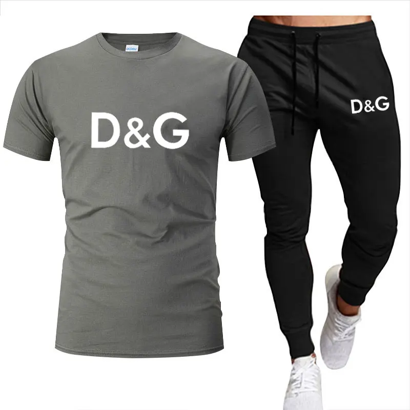 Summer Men's Short Sleeve Printed Sportswear Men's Sportswear Casual 2T-shirts + Trousers Men's Fashion Sports Suit 2021
Summer Men's Short Sleeve Printed Sportswear Men's Sportswear Casual 2T-shirts + Trousers Men's Fashion Sports Suit 2021