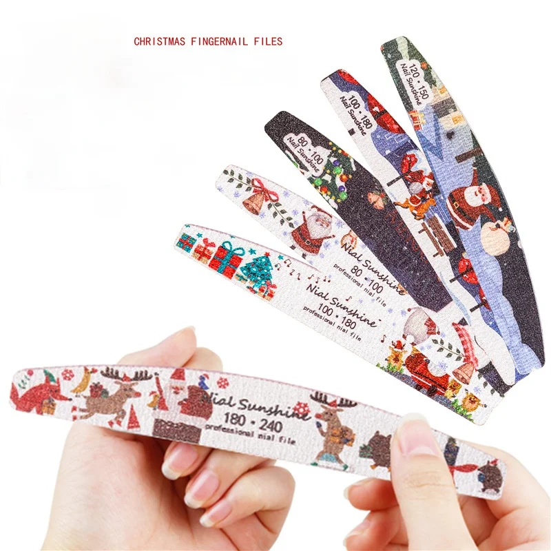 3 pieces/set Christmas manicure tool Christmas theme printing nail file washable double-sided polished strip nail care tool
3 pieces/set Christmas manicure tool Christmas theme printing nail file washable double-sided polished strip nail care tool