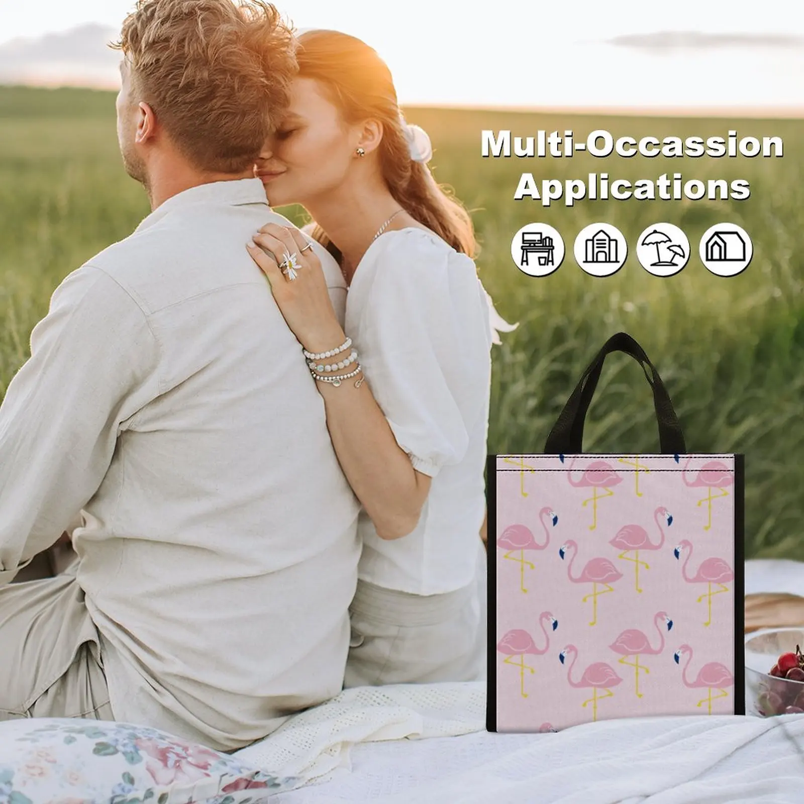 Nature Flamingo Pink Larger Lunch Bag Food Tote Leakproof Cooler Bag Lunch Box with Hook&Loop Thermos for Hot Food One Size 
Nature Flamingo Pink Larger Lunch Bag Food Tote Leakproof Cooler Bag Lunch Box with Hook&Loop Thermos for Hot Food One Size