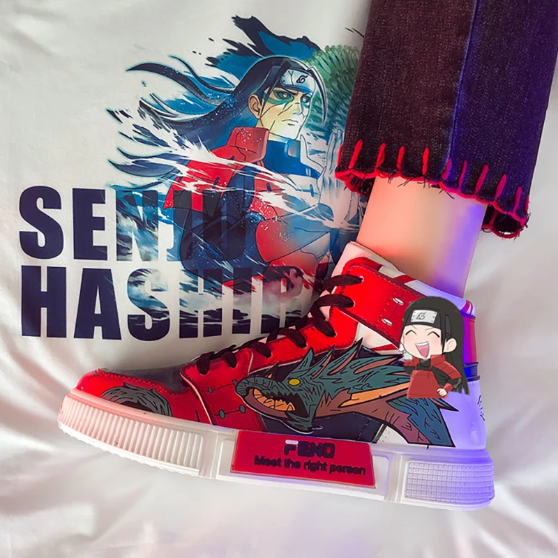 New Men's Shoes Women's Casual Shoes Unisex Shoes Cartoon Anime High-top Sneakers Fashion Comfortable Skateboard Shoes 35-44
New Men's Shoes Women's Casual Shoes Unisex Shoes Cartoon Anime High-top Sneakers Fashion Comfortable Skateboard Shoes 35-44