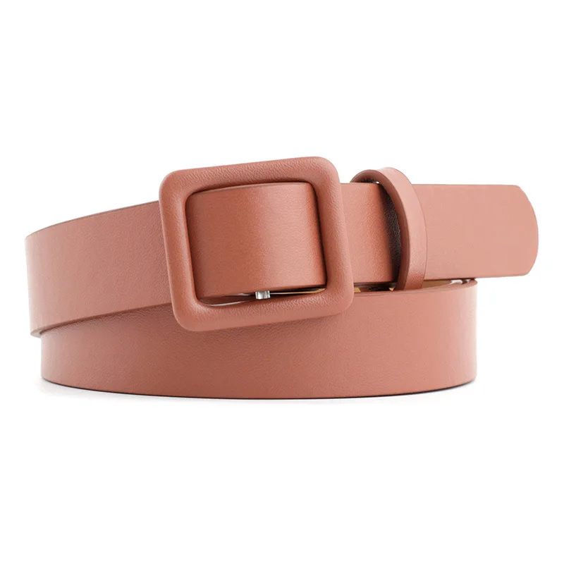 Women's New Non-hole Square Buckle Belts Women's Simple And Versatile Pure Color Design Belts Fashion Casual Pants Belts
Women's New Non-hole Square Buckle Belts Women's Simple And Versatile Pure Color Design Belts Fashion Casual Pants Belts