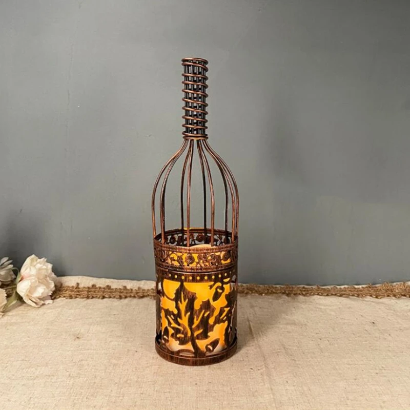 Wine Bottle Shape Candlestick Tea Light Metal Hollow Pumpkin Owl Candle Holder for Halloween Festival Party Decoration
Wine Bottle Shape Candlestick Tea Light Metal Hollow Pumpkin Owl Candle Holder for Halloween Festival Party Decoration
