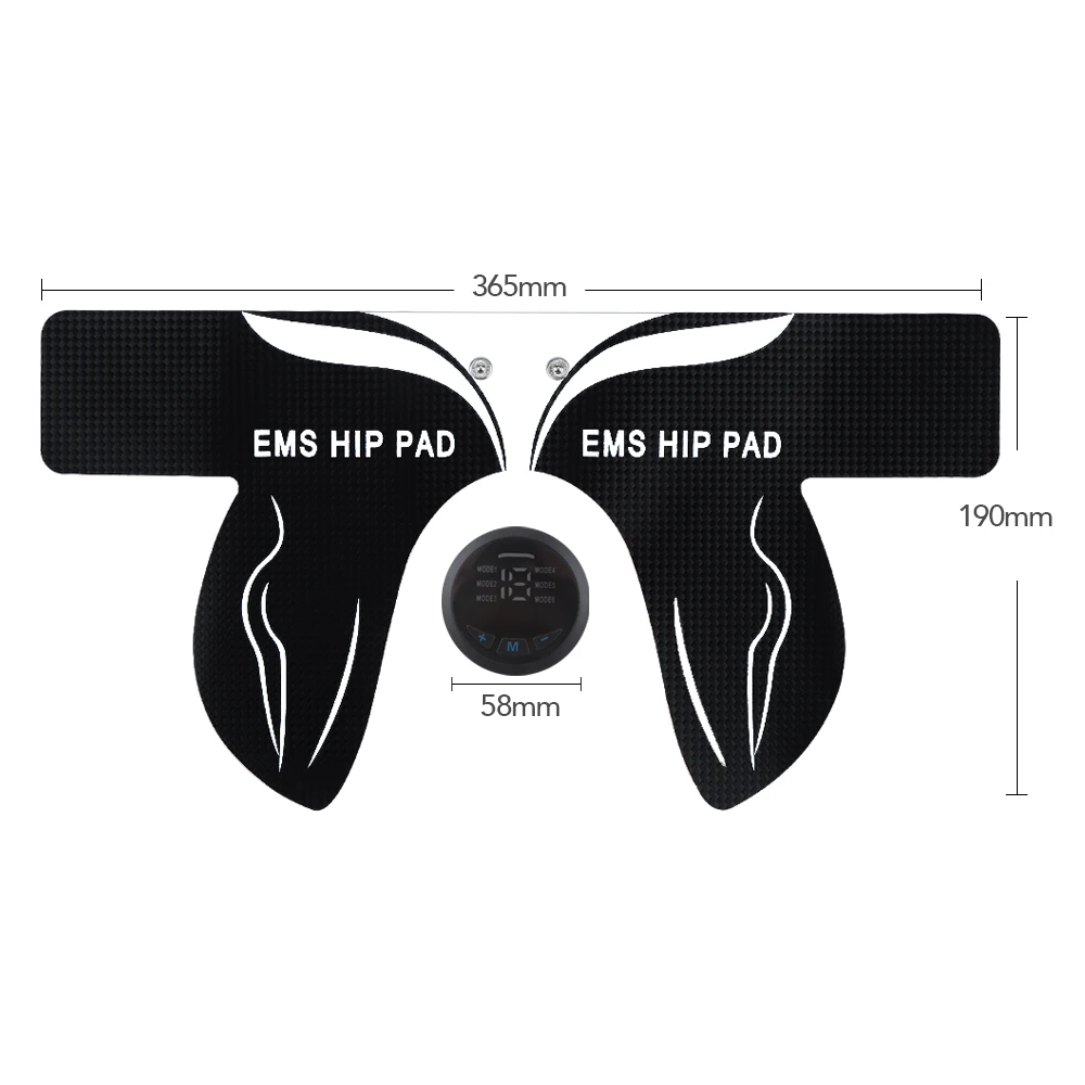 EMS Hip Trainer Recharger Muscle Stimulator Multi-Functional Practical Durable Electric Vibration Buttocks Butt Toner Paste Home
EMS Hip Trainer Recharger Muscle Stimulator Multi-Functional Practical Durable Electric Vibration Buttocks Butt Toner Paste Home