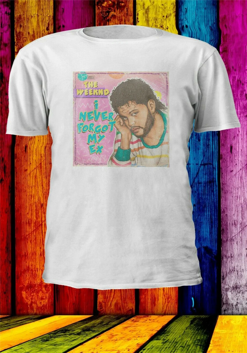 Ретро 80S альбом Weeknd я никогда не забыл мой экс мужчины женщины унисекс футболка 2841