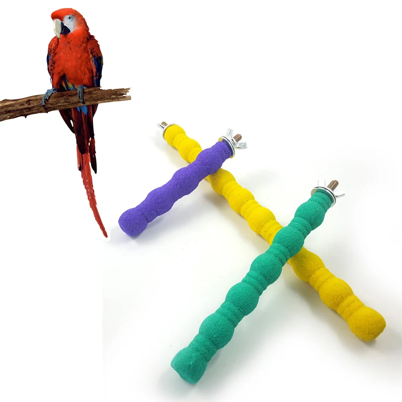 Питомец попугай сырой древесины питомец игрушки птичья клетка окунь подставка