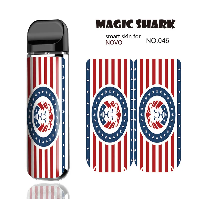 Magic Shark 2019 New Arrival Skull USA Flag Stars Stereo PVC Sticker Case Wrap Flim Skin for Smok Novo
Magic Shark 2019 New Arrival Skull USA Flag Stars Stereo PVC Sticker Case Wrap Flim Skin for Smok Novo