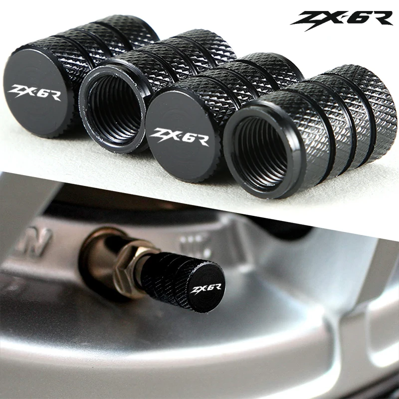 For KAWASAKI ZX6R ZX-6R ZX 6 R Motorcycle Accessorie CNC Wheel Tire Valve Stem Caps CNC Airtight Covers logo "ZX6R"
For KAWASAKI ZX6R ZX-6R ZX 6 R Motorcycle Accessorie CNC Wheel Tire Valve Stem Caps CNC Airtight Covers logo "ZX6R"