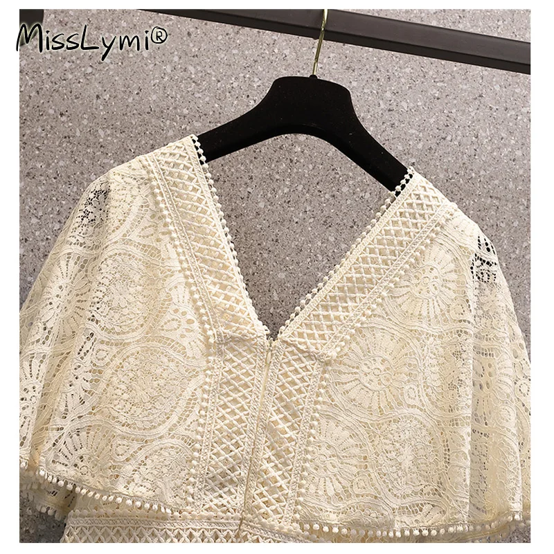 4XL Plus Size Women Luxury Hollow Out Lace Dress Summer 2021 Sexy V-neck Short Sleeve High Waist Ladies Tassel Mini Dresses
4XL Plus Size Women Luxury Hollow Out Lace Dress Summer 2021 Sexy V-neck Short Sleeve High Waist Ladies Tassel Mini Dresses