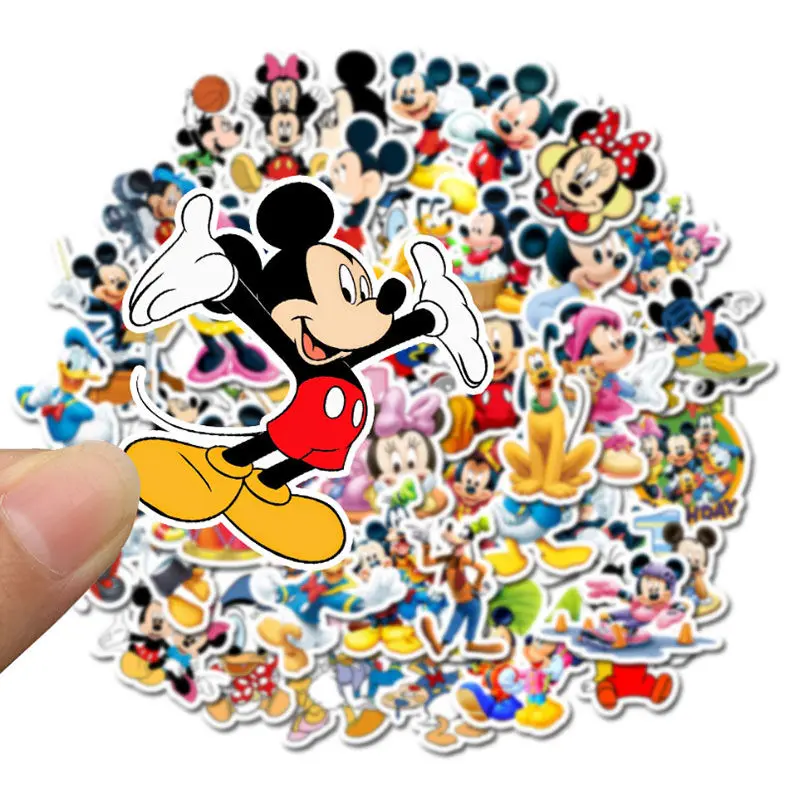 50 Pieces of Disney Mickey Mouse Cartoon Animation Children's Stickers Suitcase Guitar Skateboard Computer Waterproof Stickers
50 Pieces of Disney Mickey Mouse Cartoon Animation Children's Stickers Suitcase Guitar Skateboard Computer Waterproof Stickers