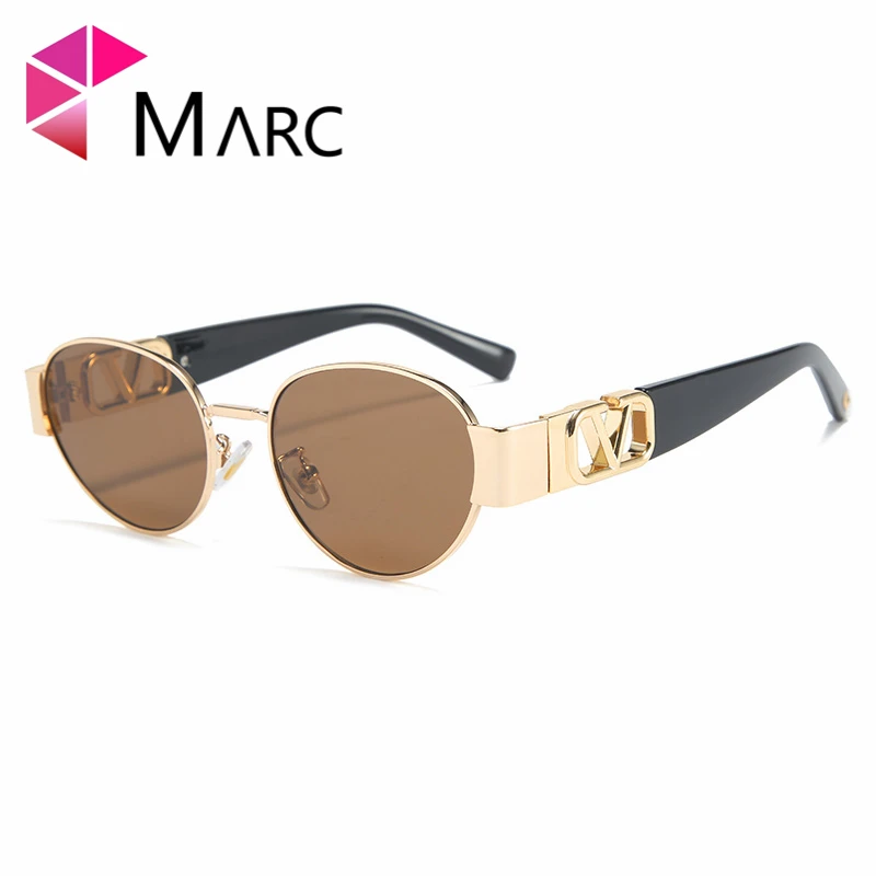 MARC Oval Sunglasses Luxury Metal Sun Glasses Men Trendy Brand Design UV400 Goggles Oculos Women
MARC Oval Sunglasses Luxury Metal Sun Glasses Men Trendy Brand Design UV400 Goggles Oculos Women