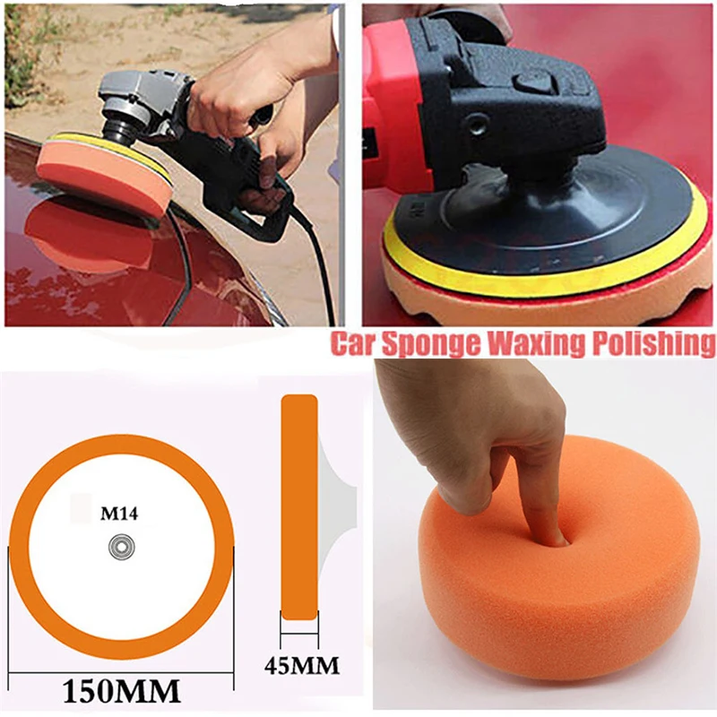 Tool Polishing Sponge Pads Part Compound Vehicle Accessories Waxing Buffing For Car Polisher
Tool Polishing Sponge Pads Part Compound Vehicle Accessories Waxing Buffing For Car Polisher