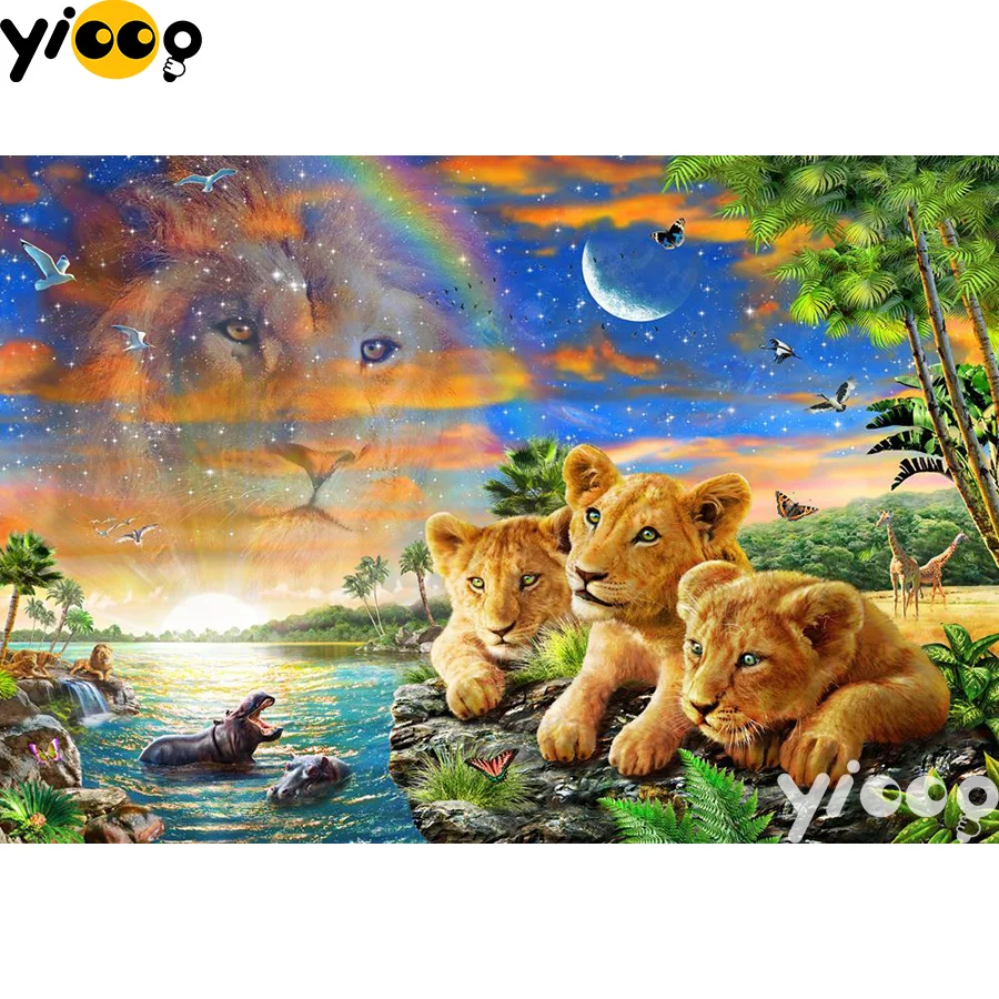 Full Square/Round drill diamond Painting lion cubs on lake 5D DIY diamond embroidery Rhinestones mosaic Decoration BX1061
Full Square/Round drill diamond Painting lion cubs on lake 5D DIY diamond embroidery Rhinestones mosaic Decoration BX1061
