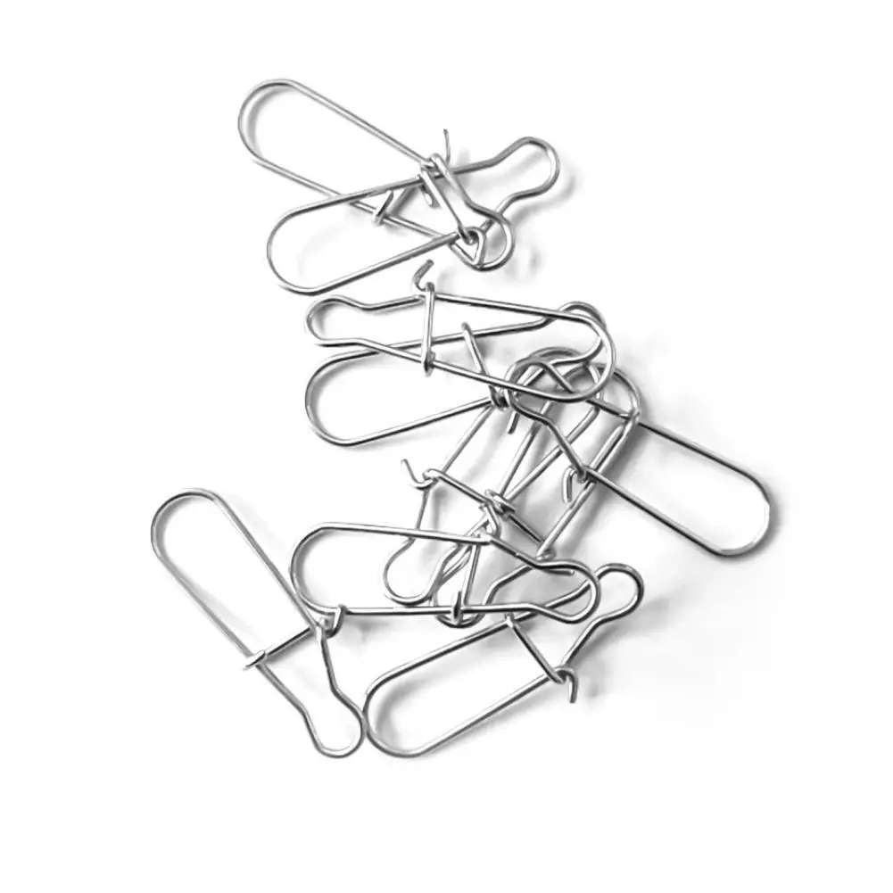 100Pcs Fishing Snap Fastlock Lure Connector Stainless Steel Saltwater Fast Lock Clip for Fishing
100Pcs Fishing Snap Fastlock Lure Connector Stainless Steel Saltwater Fast Lock Clip for Fishing