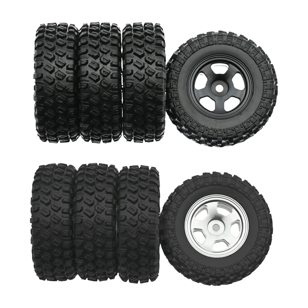 4pcs RC Car Wheel Tires RC Trucks Car Spare Parts Replacement Accessories Tires for Axial SCX24 2401 1/24 RC Car Parts 
4pcs RC Car Wheel Tires RC Trucks Car Spare Parts Replacement Accessories Tires for Axial SCX24 2401 1/24 RC Car Parts