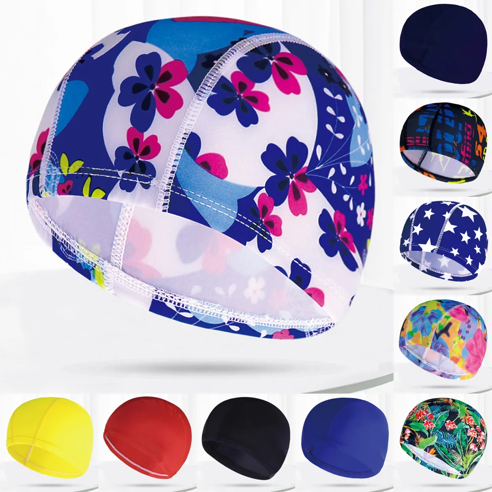New Portable Swimming Cap Protect Ears Long Hair Sports Swim Cap Hat For Men Women Adults Fashion Print Hats Swimming Equipment
New Portable Swimming Cap Protect Ears Long Hair Sports Swim Cap Hat For Men Women Adults Fashion Print Hats Swimming Equipment