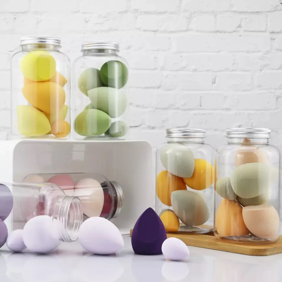 7PCS/box Makeup Sponges Beauty Egg Makeup Puff Wet Dry Dual Use Makeup Tool Set Foundation Concealer Cosmetic Puff with bottle
7PCS/box Makeup Sponges Beauty Egg Makeup Puff Wet Dry Dual Use Makeup Tool Set Foundation Concealer Cosmetic Puff with bottle