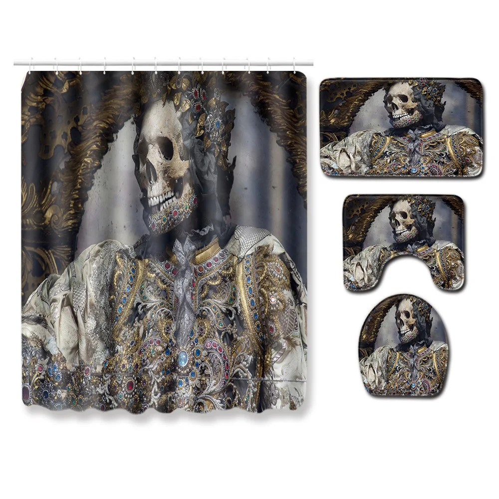 Zeegle 4pcs Bath Mat Set Non Slip Soft Mat Waterproof Shower Curtain with Hooks Toilet Cover Pedestal Mat Bathroom Accessories
Zeegle 4pcs Bath Mat Set Non Slip Soft Mat Waterproof Shower Curtain with Hooks Toilet Cover Pedestal Mat Bathroom Accessories