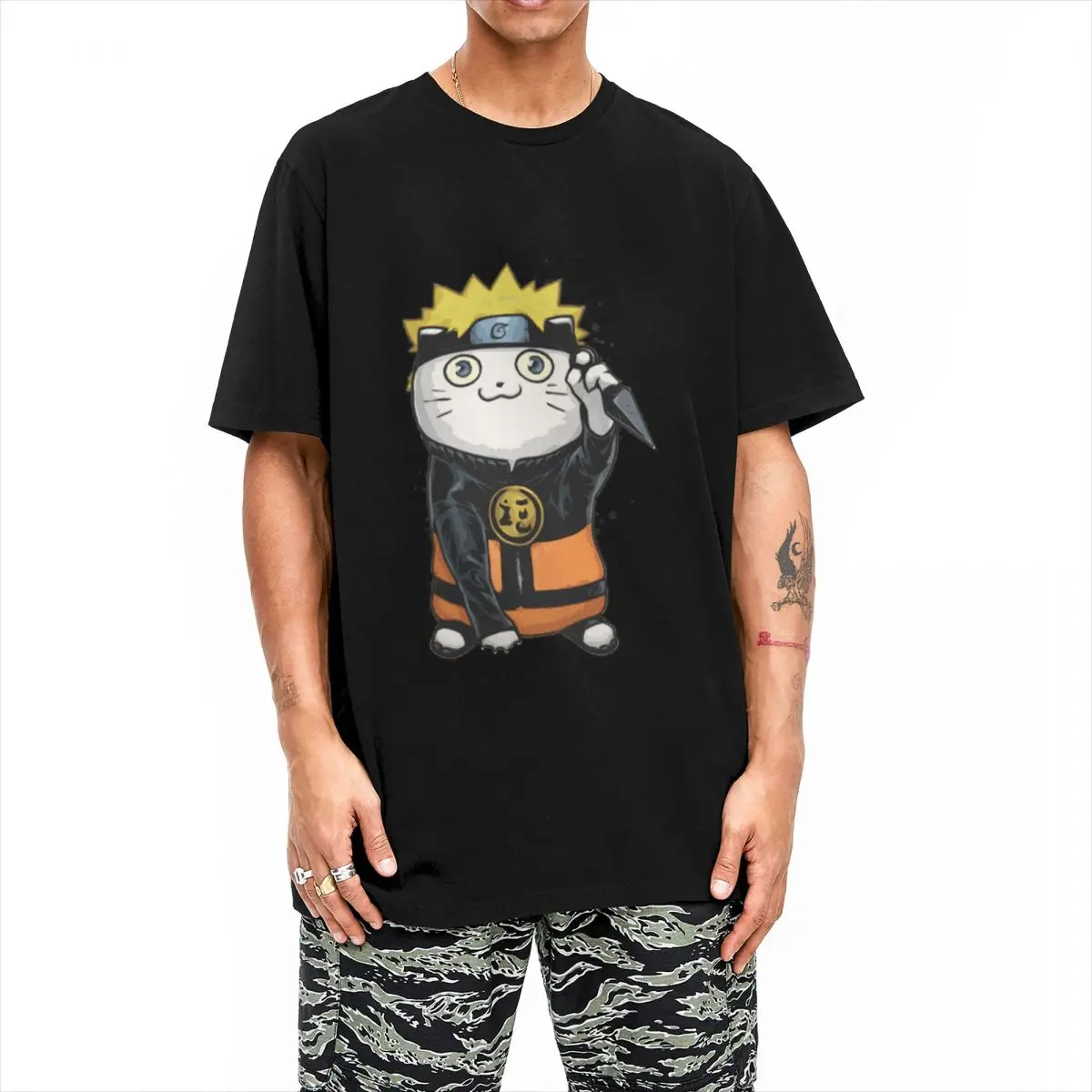 Bandai Naruto Welcome Men's T Shirt Anime Awesome Tee Shirt Short Sleeve Crew Neck T-Shirts 100% Cotton 4XL 5XL 6XL Tops
Bandai Naruto Welcome Men's T Shirt Anime Awesome Tee Shirt Short Sleeve Crew Neck T-Shirts 100% Cotton 4XL 5XL 6XL Tops