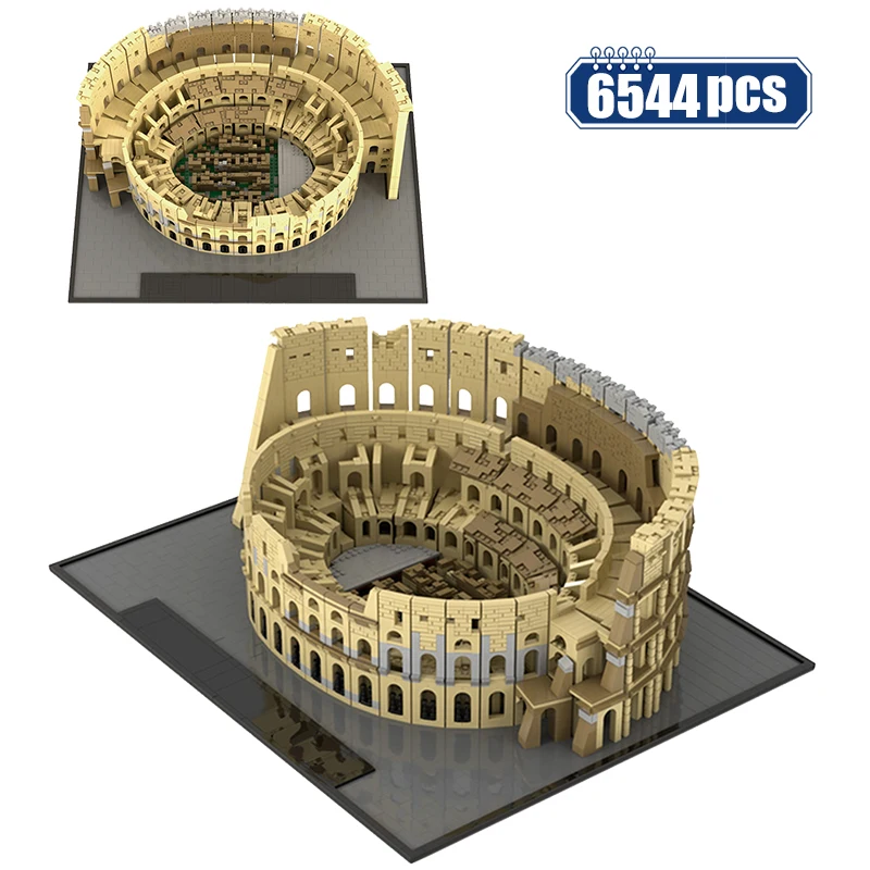 City Street View Famous Colosseum Animal Tournament Architecture House Model Building Blocks Bricks DIY Toys For Chirdren Gifts 
City Street View Famous Colosseum Animal Tournament Architecture House Model Building Blocks Bricks DIY Toys For Chirdren Gifts