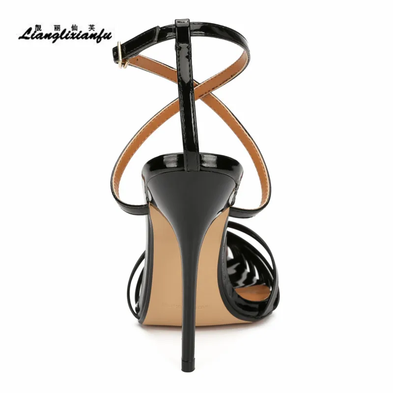 LLXF wholesale Cross strap Sandals summer Narrow Band 13cm thin heels women shoes Pointed Toe lady Buckle sandals Drop shipping
LLXF wholesale Cross strap Sandals summer Narrow Band 13cm thin heels women shoes Pointed Toe lady Buckle sandals Drop shipping