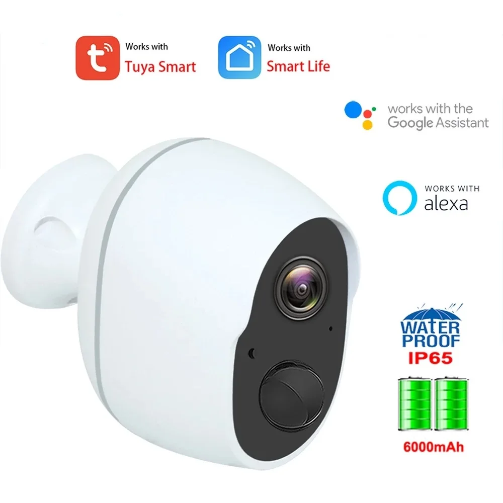 1080P Tuya Smart WiFi IP Camera Rechargeable Battery Outdoor Wireless Security Monitoring Waterproof Works With Alexa Google
1080P Tuya Smart WiFi IP Camera Rechargeable Battery Outdoor Wireless Security Monitoring Waterproof Works With Alexa Google