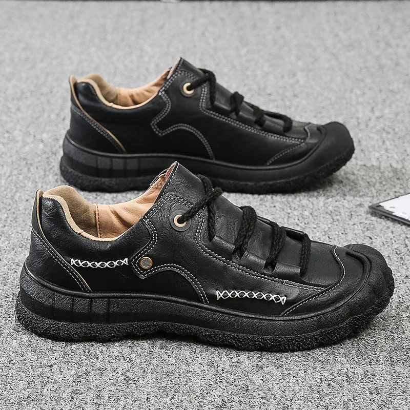 Mocassin Mens Casual Shoes Hot Sale Leather Sneakers Breathable Comfortable Travel Shoes Men Lace-up Outdoor Walking Sport Shoes
Mocassin Mens Casual Shoes Hot Sale Leather Sneakers Breathable Comfortable Travel Shoes Men Lace-up Outdoor Walking Sport Shoes