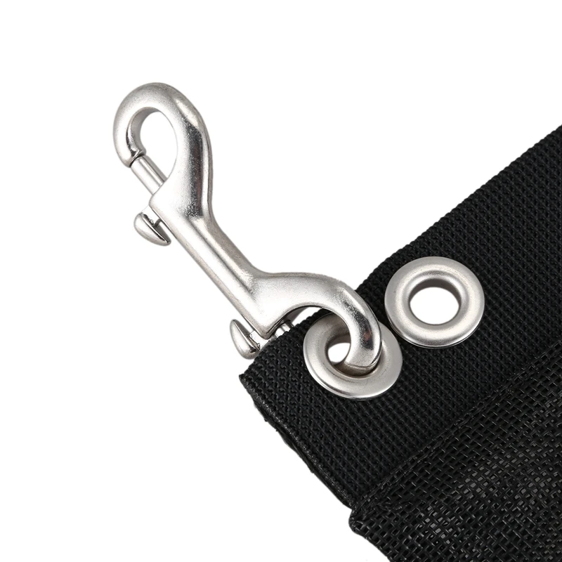 Scuba Diving Heavy Duty SMB Marker Buoy Bag Mesh Storage Pocket for Diving Marine Boat Kayak Pouch with 2 SS Snap Hook
Scuba Diving Heavy Duty SMB Marker Buoy Bag Mesh Storage Pocket for Diving Marine Boat Kayak Pouch with 2 SS Snap Hook