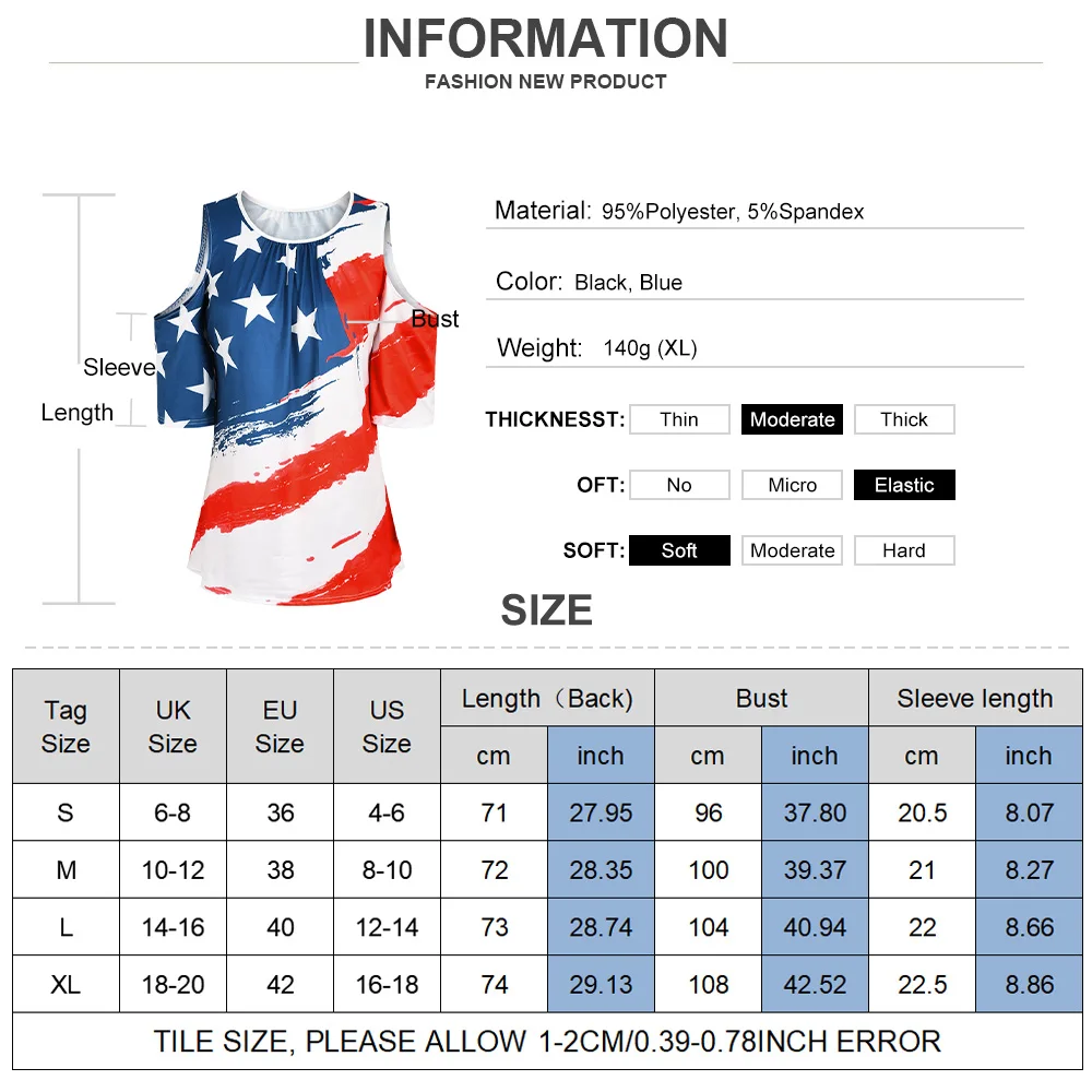4 July for Women American Flag Print Top Casual Basic Loose T-shirts Summer Fashion Short Sleeved Round Neck Breathable Tees D30
4 July for Women American Flag Print Top Casual Basic Loose T-shirts Summer Fashion Short Sleeved Round Neck Breathable Tees D30