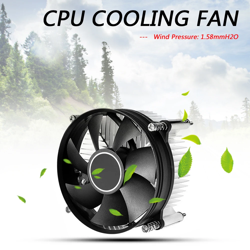 New 1600RPM CPU Cooling Fan DC 12V CPU Cooler Fan Desktop PC Cooling System Radiator Support for Intel LGA 1150/1155
New 1600RPM CPU Cooling Fan DC 12V CPU Cooler Fan Desktop PC Cooling System Radiator Support for Intel LGA 1150/1155