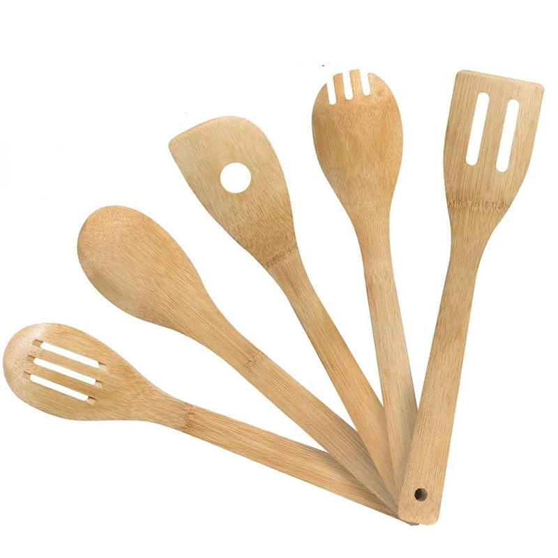 7 Pcs Bamboo Spatula Set with Square Holder Eco-Friendly with Ergonomic Handle Kitchen Utensil JA55
7 Pcs Bamboo Spatula Set with Square Holder Eco-Friendly with Ergonomic Handle Kitchen Utensil JA55