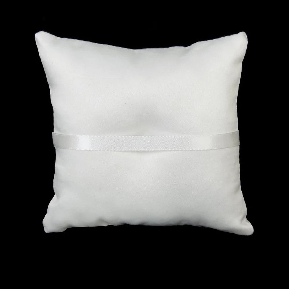 20*20cm Satin Bowknot Ribbon Bridal Wedding Ceremony Ring Bearer Pillow Pearl Cushion (White)
20*20cm Satin Bowknot Ribbon Bridal Wedding Ceremony Ring Bearer Pillow Pearl Cushion (White)