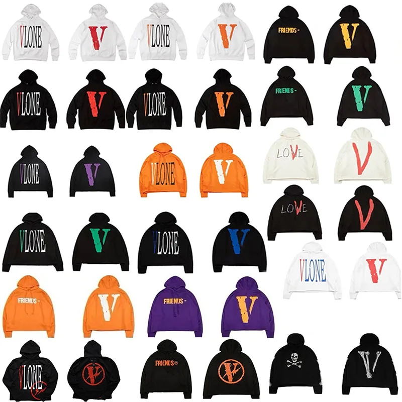 Свитер VLONE для мужчин и женщин удобные свободные уличные модные худи в стиле