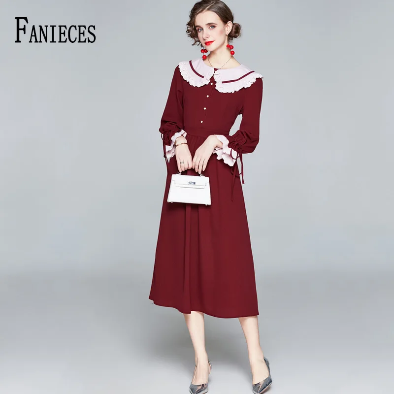 Модное женское платье, весна-осень 2021, женские винтажные платья миди с цветочным принтом и круглым вырезом, осень вечернее платье с длинным ...
Модное женское платье, весна-осень 2021, женские винтажные платья миди с цветочным принтом и круглым вырезом, осень вечернее платье с длинным ...