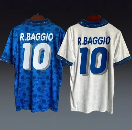 Maglia Italia Retro Soccer Jersey Italy 1994 Roberto Baggio Home Away Blue White Football Shirt Kits
Maglia Italia Retro Soccer Jersey Italy 1994 Roberto Baggio Home Away Blue White Football Shirt Kits