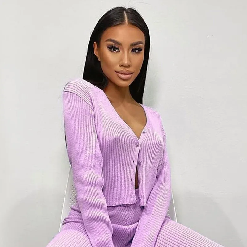 Autumn Solid Color Knitted Sweater Feminine Long Sleeve V-neck Button Cardigan Crop Top New Short Ladies Cardigan Girls Tops 
Autumn Solid Color Knitted Sweater Feminine Long Sleeve V-neck Button Cardigan Crop Top New Short Ladies Cardigan Girls Tops
