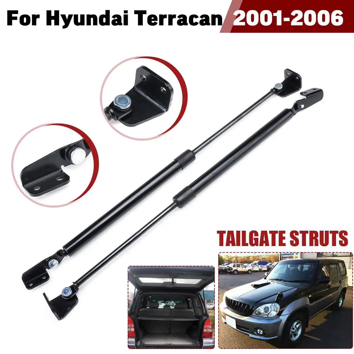 2pcs Auto Car Rear Tailgate Boot Gas Struts Engine Cover Hood Shock Lift Supports Strut Bars For HYUNDAI Terracan 2001-2006
2pcs Auto Car Rear Tailgate Boot Gas Struts Engine Cover Hood Shock Lift Supports Strut Bars For HYUNDAI Terracan 2001-2006