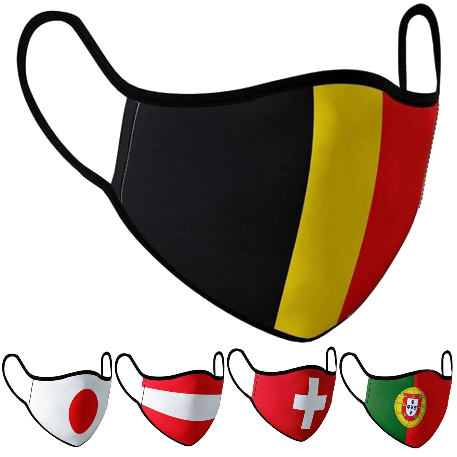 International Country Flag Print Masks Adult Washable Mouth Cover Fashion Fabric Resuable Masks Women Men's Mask Mondkapjes
International Country Flag Print Masks Adult Washable Mouth Cover Fashion Fabric Resuable Masks Women Men's Mask Mondkapjes
