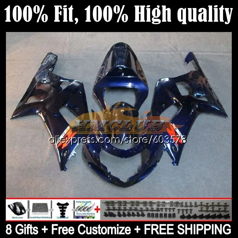 Injection OEM For SUZUKI GSXR-600 K1 GSXR 600 750 GSXR-750 3CL.35 GSXR600 01 02 03 GSXR750 2001 2002 2003 Fairings ALL Dark blue
Injection OEM For SUZUKI GSXR-600 K1 GSXR 600 750 GSXR-750 3CL.35 GSXR600 01 02 03 GSXR750 2001 2002 2003 Fairings ALL Dark blue