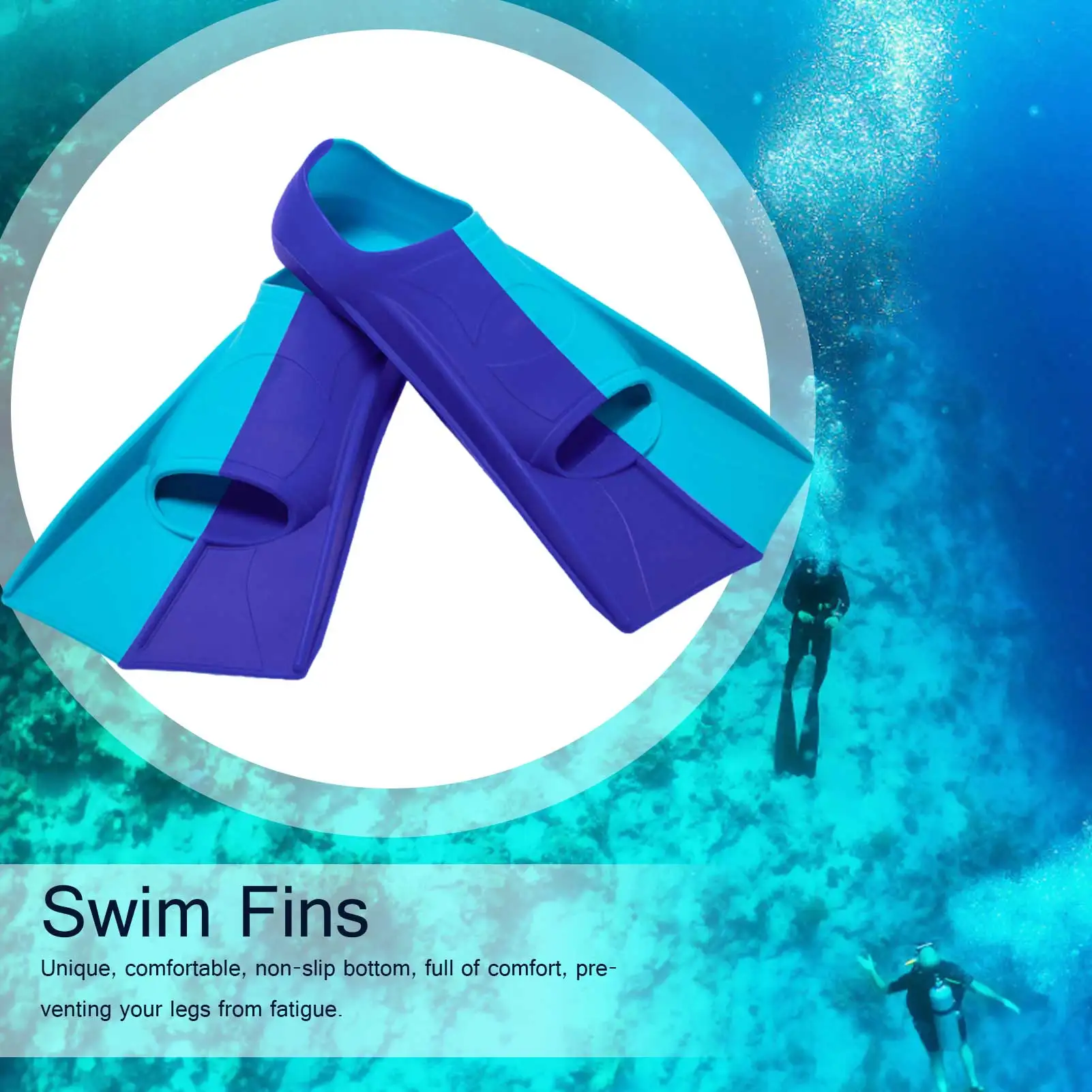 Diving Snorkeling Short Fins Silicone Comfortable Light Swim Fins Scuba Flippers Gear Snorkeling Swimming Equipment
Diving Snorkeling Short Fins Silicone Comfortable Light Swim Fins Scuba Flippers Gear Snorkeling Swimming Equipment