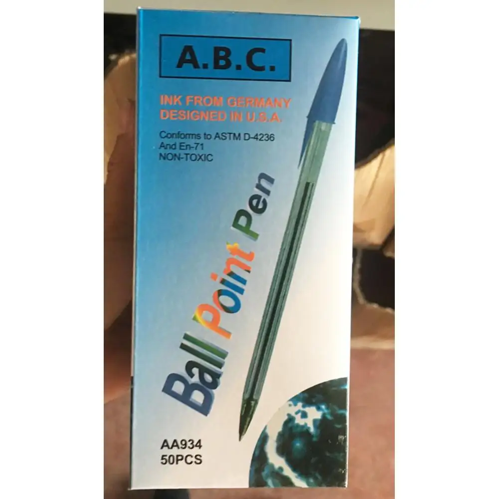 50pcs 1.0mm Medium Ballpoint Pens Ball Point Biros Red Blue Black Classical Appearance Perfect For School Students
50pcs 1.0mm Medium Ballpoint Pens Ball Point Biros Red Blue Black Classical Appearance Perfect For School Students