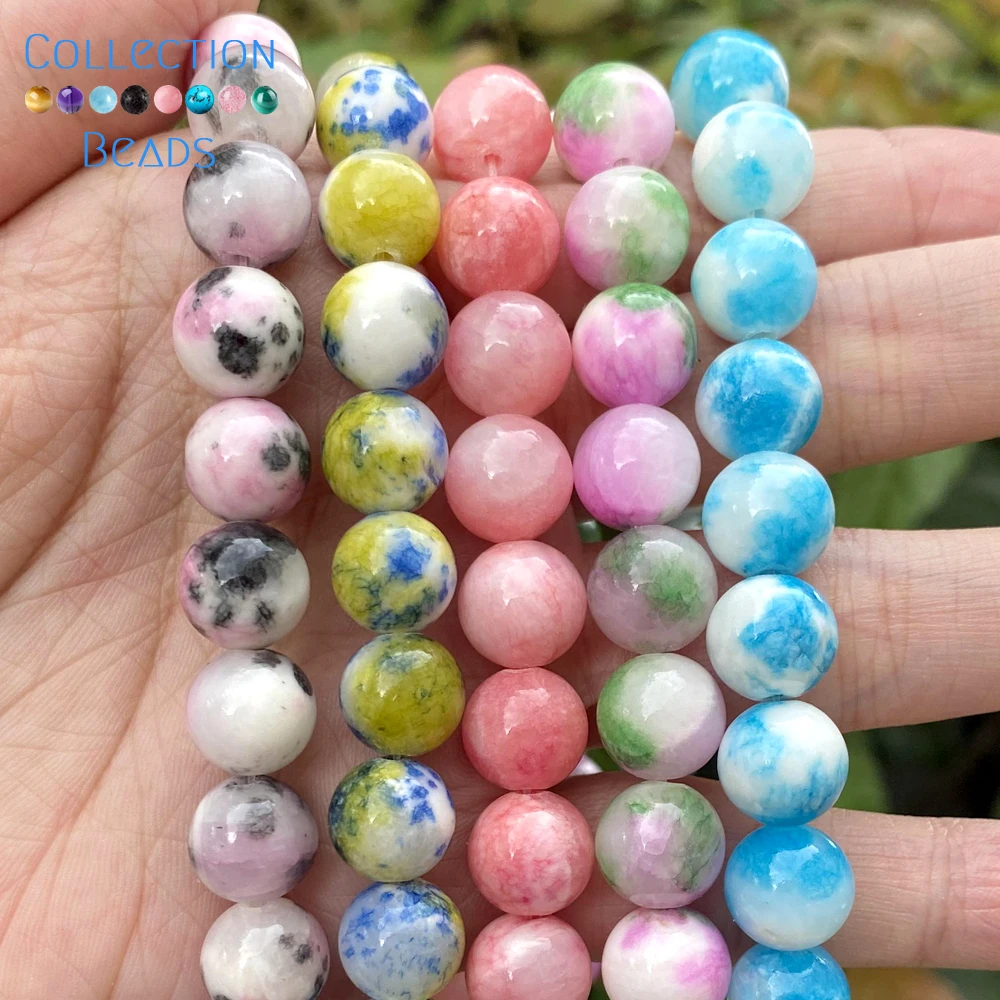 6/8/10/12mm Natural Stone Colorful Persian Jades Round Spacer Loose Beads For Jewelry Making DIY Bracelets Accessories 15''
6/8/10/12mm Natural Stone Colorful Persian Jades Round Spacer Loose Beads For Jewelry Making DIY Bracelets Accessories 15''