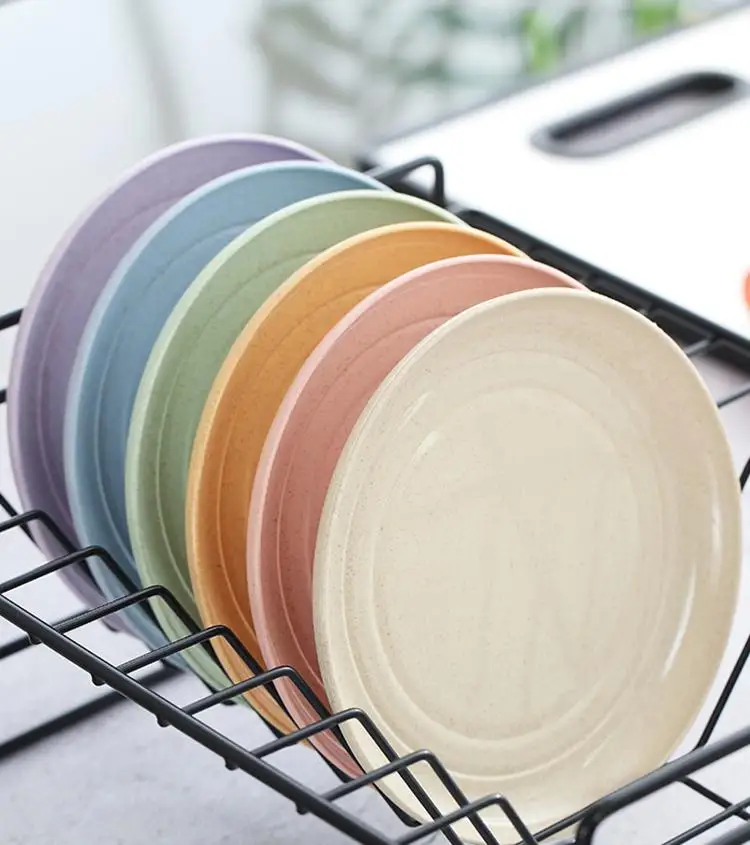 12 Pcs Plastic Plates 15 cm dinner kitchen Dishes Serving Cheese Dumpling Dinner Plates muebles de cocina Snack Plate 6 colors 
12 Pcs Plastic Plates 15 cm dinner kitchen Dishes Serving Cheese Dumpling Dinner Plates muebles de cocina Snack Plate 6 colors