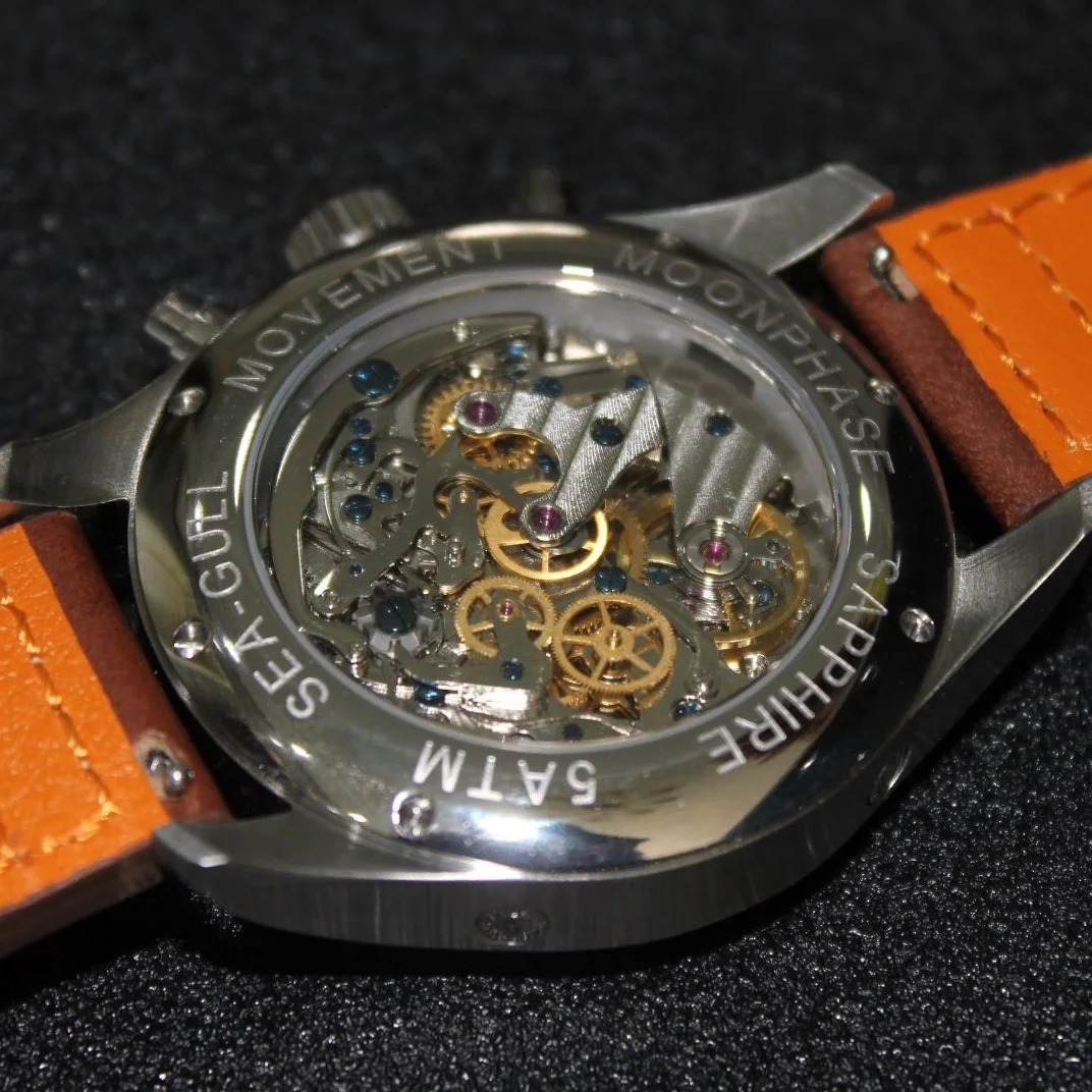 Chronograph Pilot Watches Men Aviator Mechanical Wristwatch ST1908 Sapphire Glass Transparent Backcase Leather Strap 40mm Dial
Chronograph Pilot Watches Men Aviator Mechanical Wristwatch ST1908 Sapphire Glass Transparent Backcase Leather Strap 40mm Dial