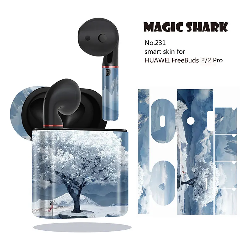 Magic Shark Tree Snow Bird Crane Beauty Landscape PVC Full Sticker for Huawei Freebuds 2/2 Pro Wrap Film for Freebuds 2/2 Pro
Magic Shark Tree Snow Bird Crane Beauty Landscape PVC Full Sticker for Huawei Freebuds 2/2 Pro Wrap Film for Freebuds 2/2 Pro