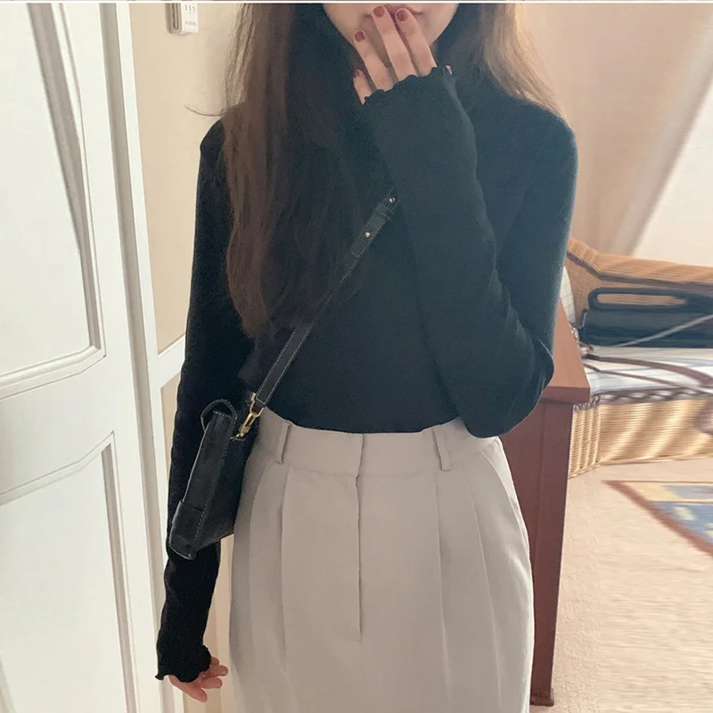 Футболка с длинным рукавом, хлопковые рубашки, летняя женская футболка, женская футболка, футболки, топы, черный, белый
Футболка с длинным рукавом, хлопковые рубашки, летняя женская футболка, женская футболка, футболки, топы, черный, белый