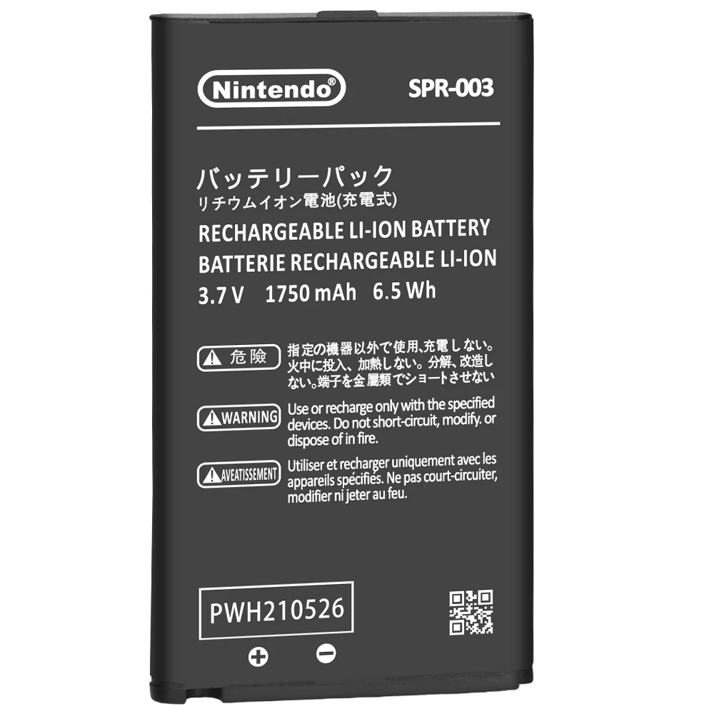 Аккумулятор 1750 мАч для Nintendo 3dsll DS XL 2015 NEW SPR-001 SPR-003 SPR-A-BPAA-CO | Электроника